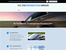 Tablet Screenshot of folienverarbeitung-braun.de